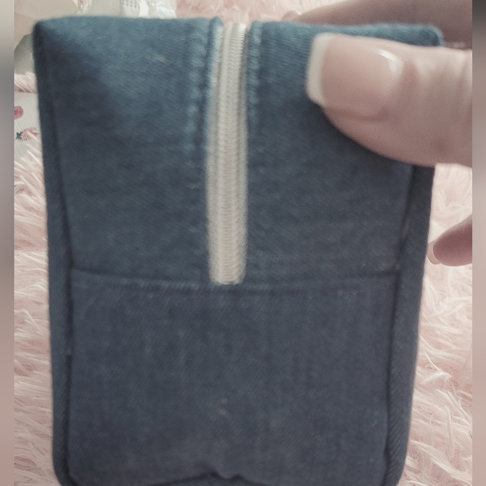 Dior Midnight Blue Denim Makeup Bag - Picture 6 of 9